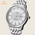 Men′s Silver-Tone Fashion Stainless Steel Mechanical Watches 72476